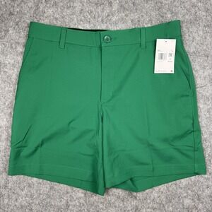 Nike NWT Velocity Golf Shorts Mens 34 Green Dri Fit Wicking Performance Tennis